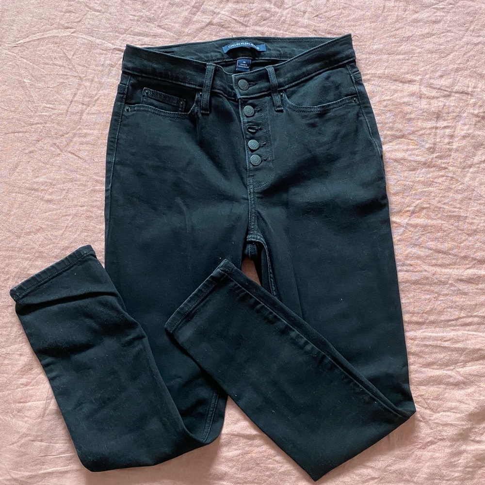 Calvin Klein - 7/8 High-Rise Jeans